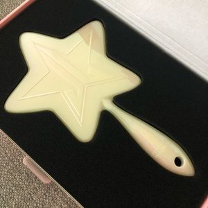 Jeffree Star Cream Star-Shaped Hand Mirror